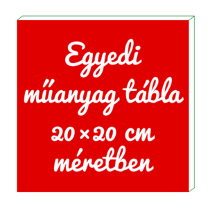 M932 Egyedi laminált tábla 20×20 cm