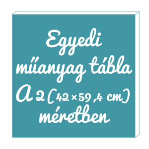 M921 Egyedi laminált tábla A2 (42×59,4 cm)