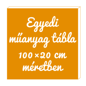M930 Egyedi laminált tábla 100×20 cm