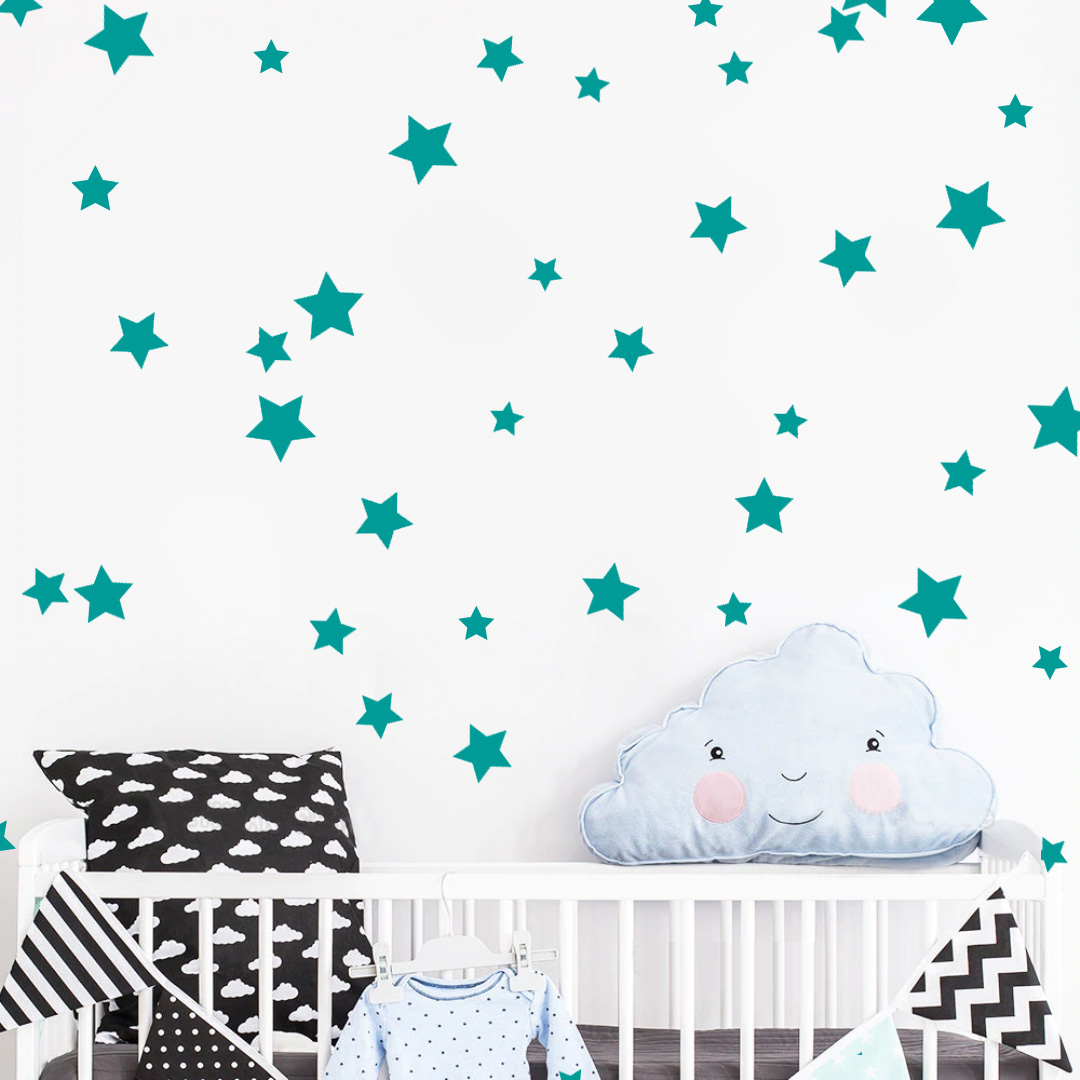 Csillagos csillagok gyerek falmatrica matrica falra fali matrica gyerekszoba