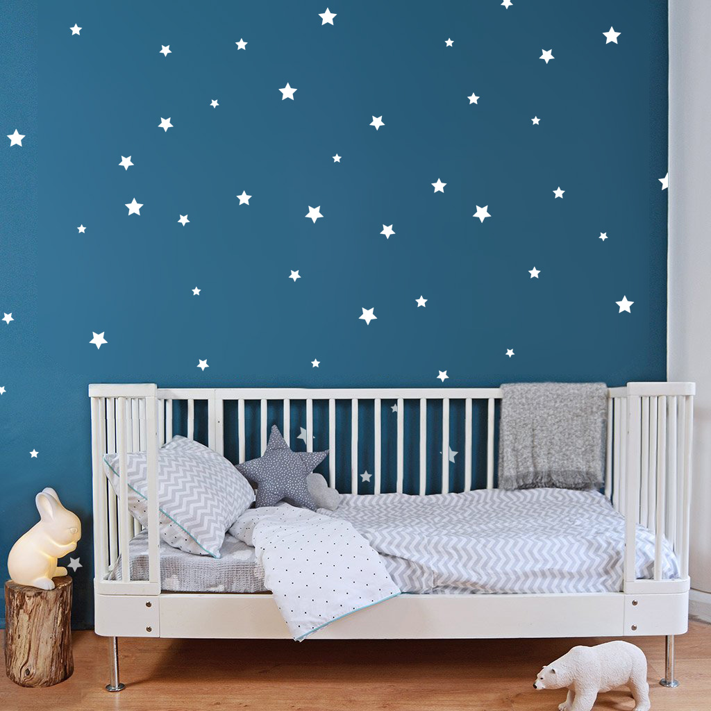 Csillagos csillagok gyerek falmatrica matrica falra fali matrica gyerekszoba