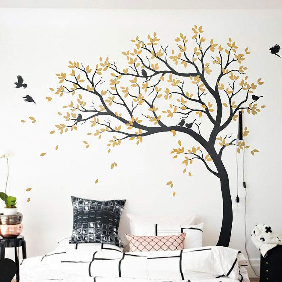 Fa falmatrica nappaliba halószobába gyerekszobába matrica babaszobába