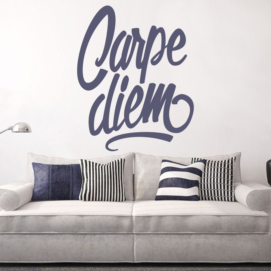 Carpe diem jelentése idézet szöveges feliratok kép falmatrica faltetoválás