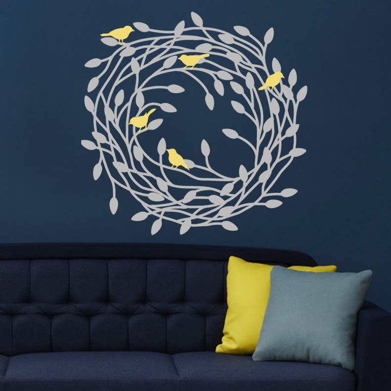 Fészek falmatrica dekoráció M227 - Image 2