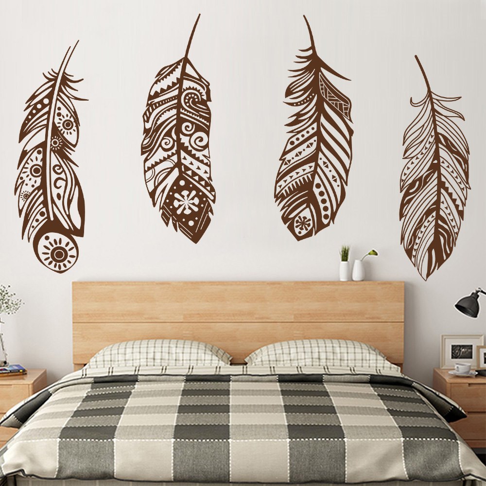 Mandala indián toll falmatrica faltetoválás lakberendezés inspiráció ötletek