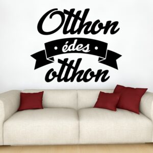 Otthon édes otthon falmatrica dekoráció M850