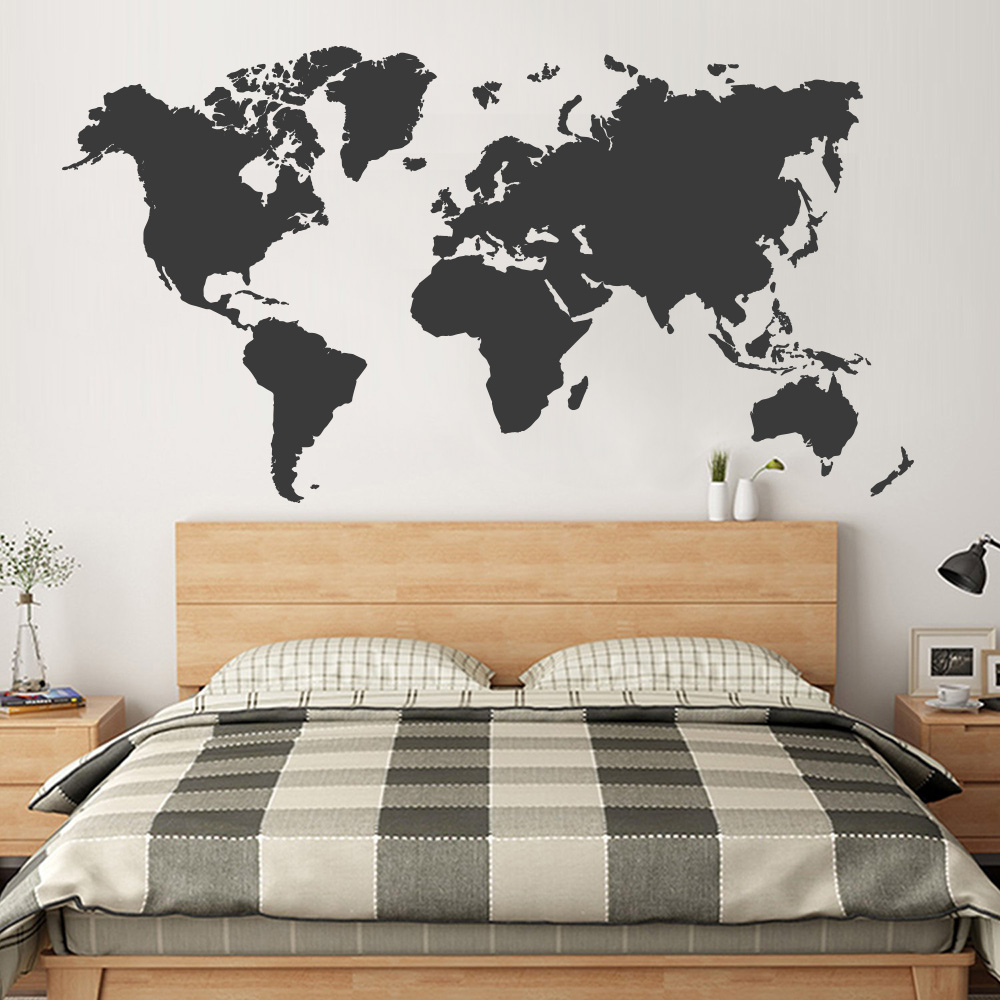Világtérkép falmatrica nappaliba világ térkép gyerekszobába fali matrica
