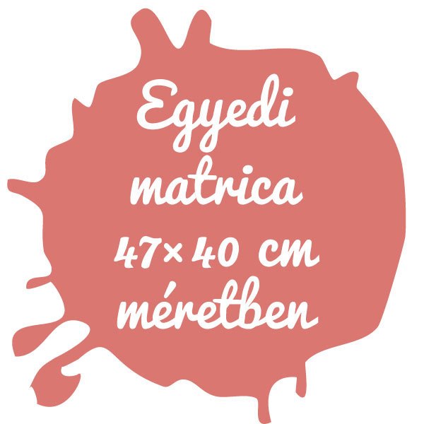 online kültéri Matrica tervező egyedi készítés szerkesztő 47×40 cm