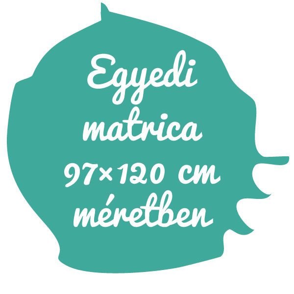 online kültéri Matrica tervező egyedi készítés szerkesztő 97×120 cm