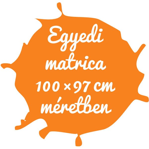 online kültéri Matrica tervező egyedi készítés szerkesztő 97×100 cm