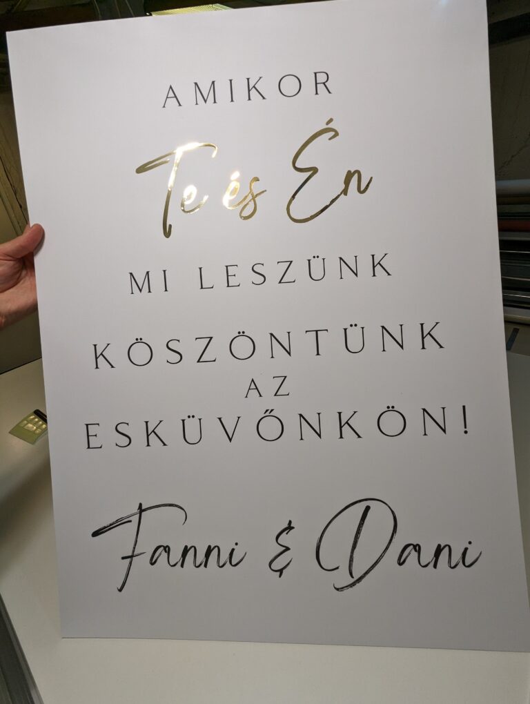 Read more about the article Milyen táblákat készítünk?
