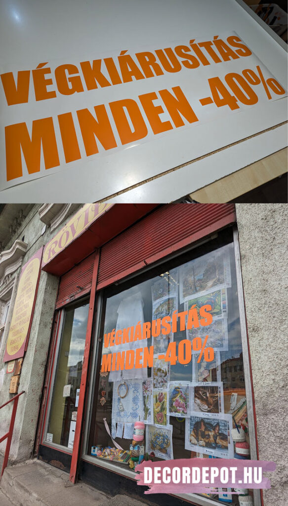 Kirakat matrica üveg matrica kirakat felirat dekor