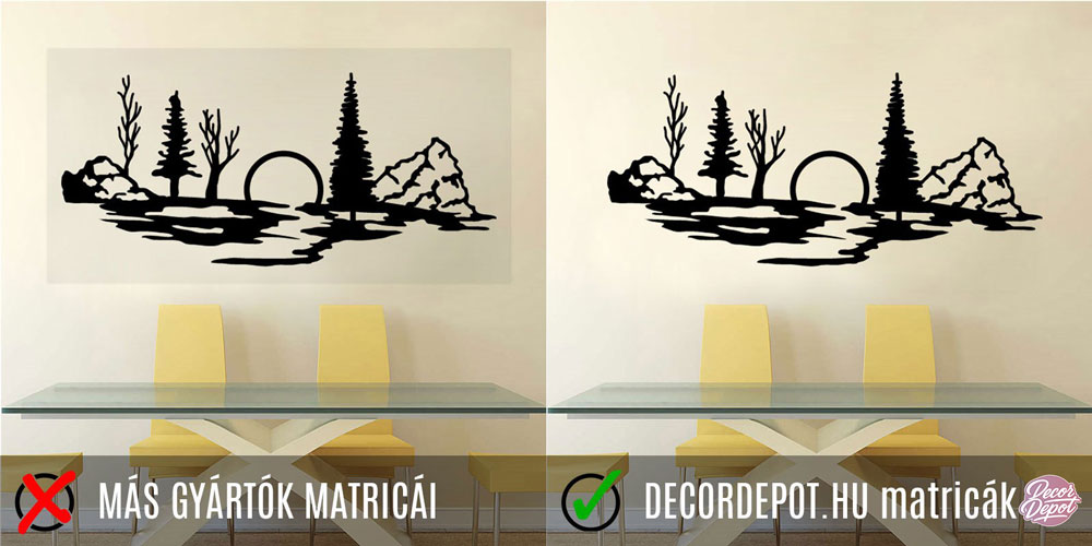 Modern nappali faldekoráció: nagyméretű, fekete kontúrvágott falmatrica minta a kanapé feletti falfelületen. Modern nappali faldekoráció: nagyméretű, fekete kontúrvágott falmatrica minta a kanapé feletti falfelületen.