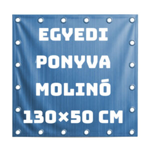 Kültéri reklámponyva molinó 130×50 cm T351